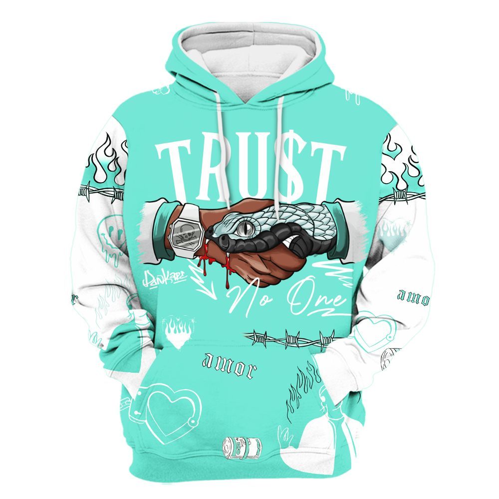 Hoodie To Match Retro Low Igloo 11s - Snake Trust No One All Over Print