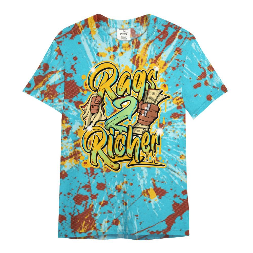 Shirt To Match SB Dunk Di'Orr Greenwood - Rag 2 Rich Graphic Luxury All Over Print