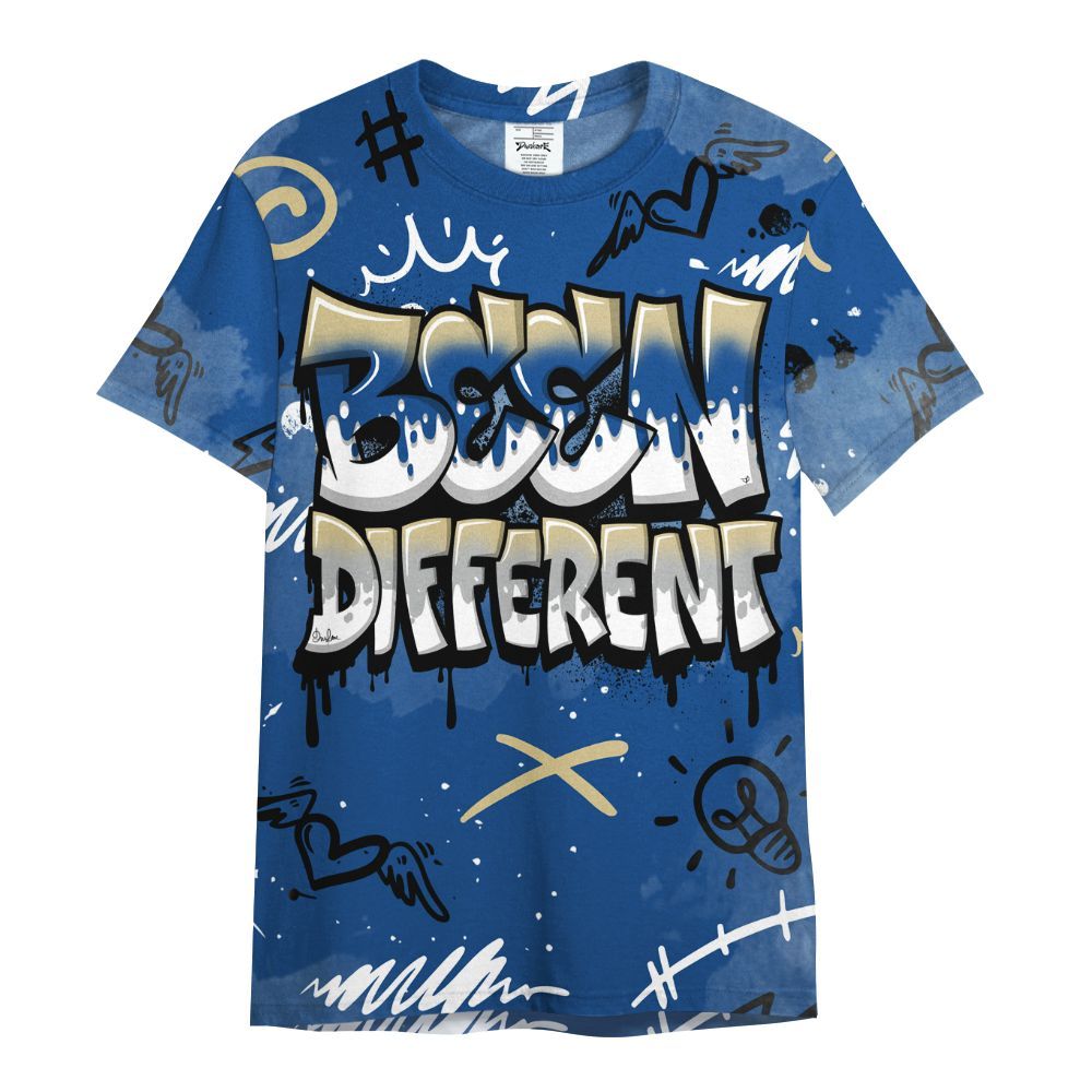 Shirt To Match Air Ship Royal Blue - Drip Been Di2ferent All Over Print
