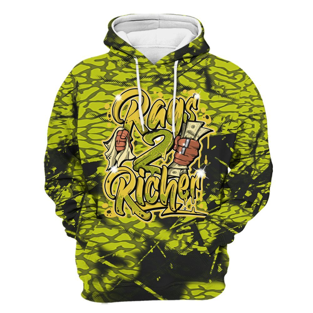 Hoodie To Match Dunk Low QS Halloween Skull - Rag 2 Rich Graphic All Over Print