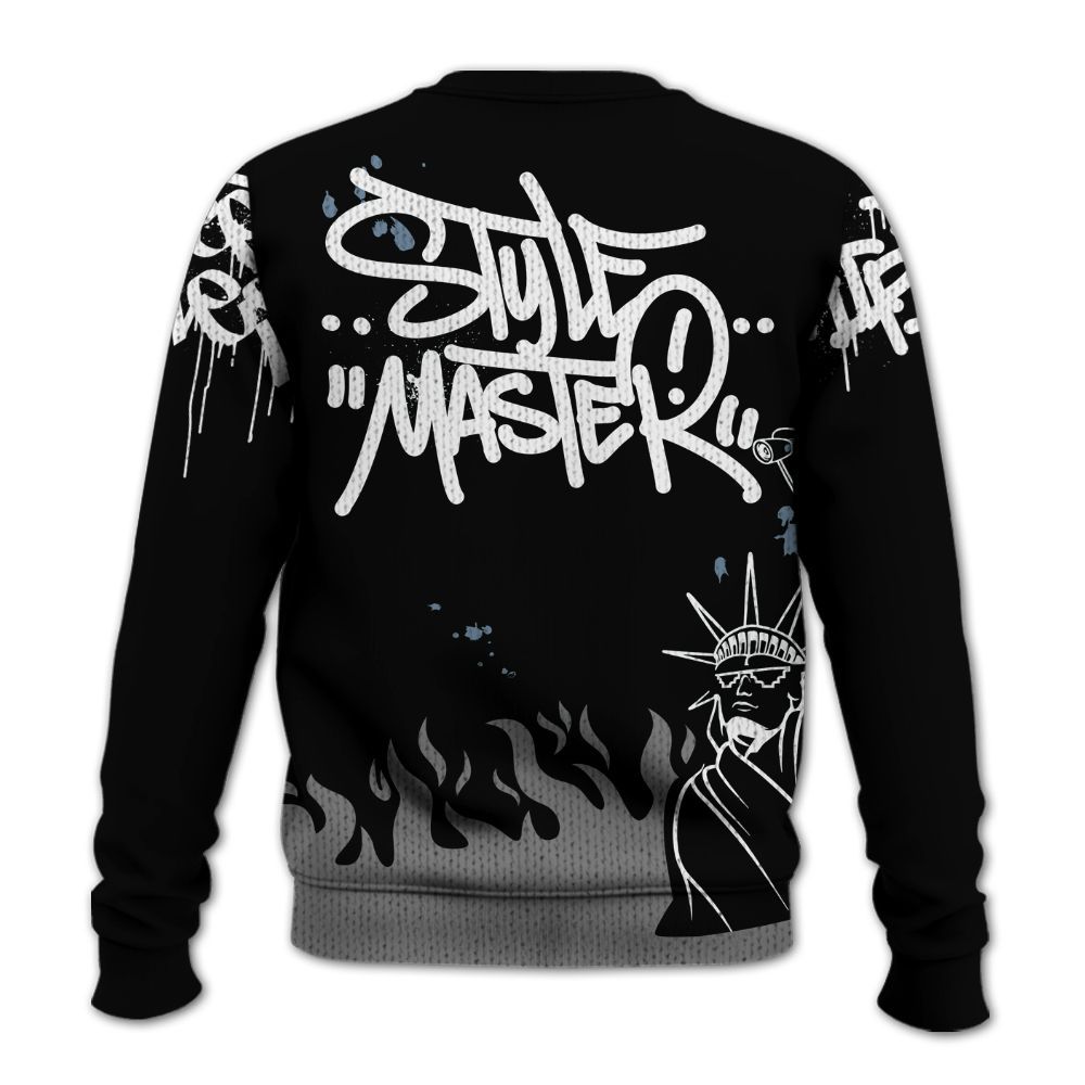 Knitted Sweater To Match Black Chrome 6s - Graphic Fck Around Find Out