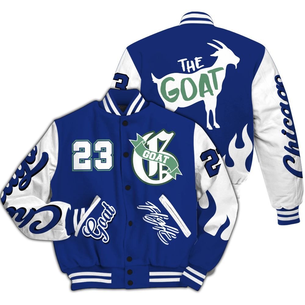 Varsity Jacket To Match Dunk Low Tennis Classic - The G.O.A.T Flight Streetwear All Over Print