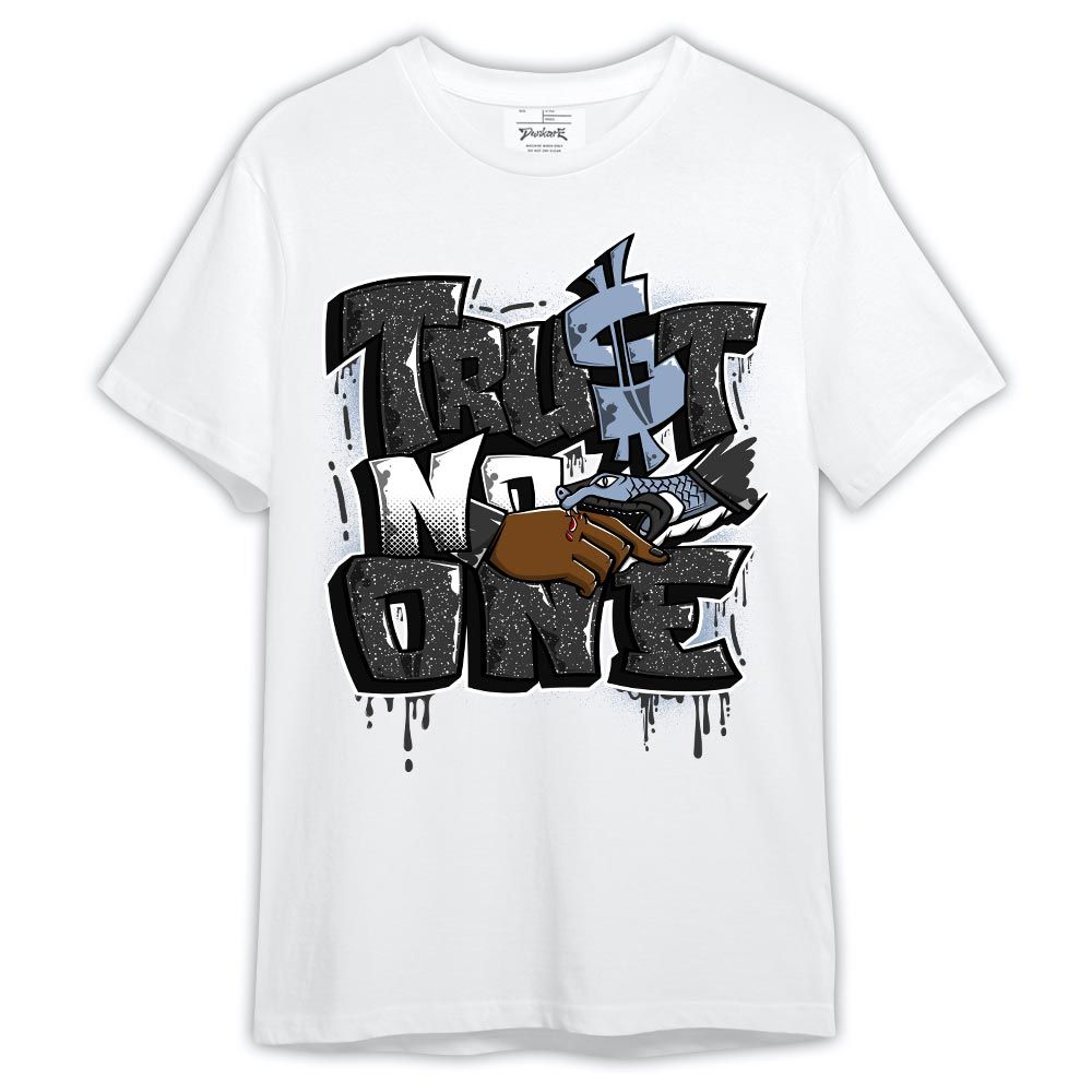 Shirt To Match Reverse Black White 6s - Trust No One Drip Shirt Outfit