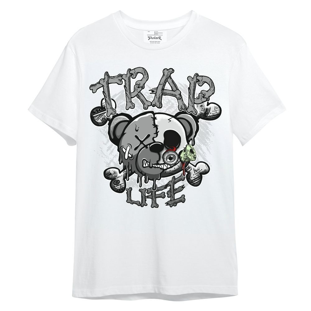 Shirt To Match Black Wolf Grey 12s - Trap Bear Skull Unisex Shirt