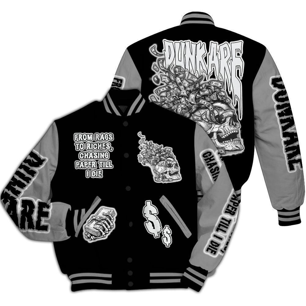 Varsity Jacket To Match Black Chrome 6s - From Rags To Riches All Over Print