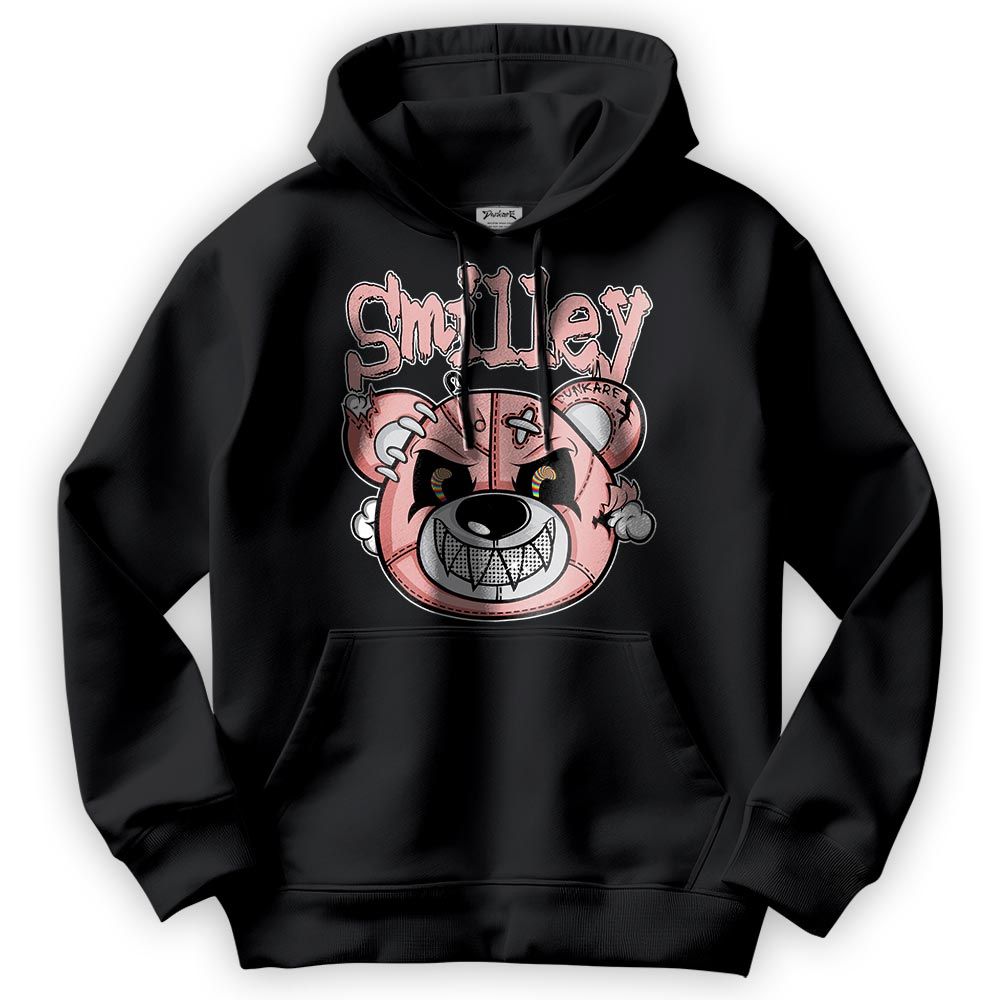 Sweatshirt To Match Hoodie Smilley Bear, Red Stardust 3s Hoodie To Match Sneaker 2404 NCMD