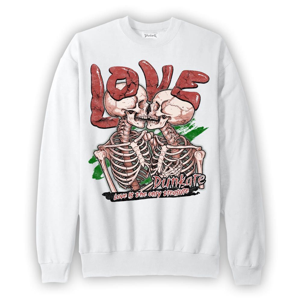 Sweatshirt To match Dune Red 13s Sweatshirt - Skull Love Bear Graphic