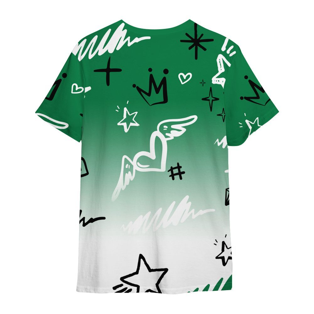 Shirt To Match Pine Green 13s - Rise Shine Hustle Grind All Over Print