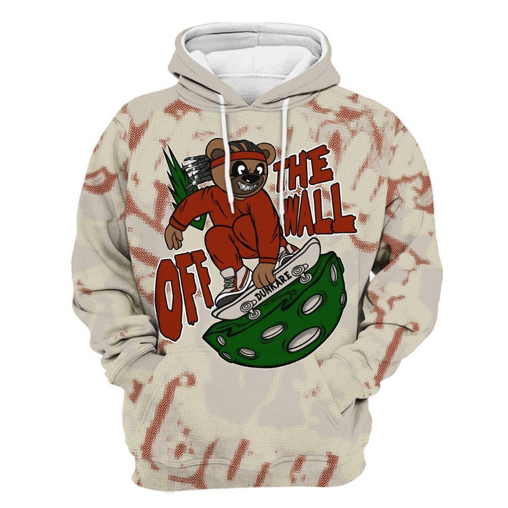 Hoodie To Match El Grito 5s - Quirky Bear Street All Over Print