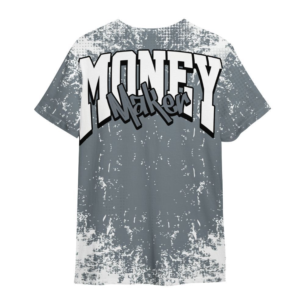 Shirt To Match Wolf Grey 13s - Move In Silence Money Street Retro All Over Print