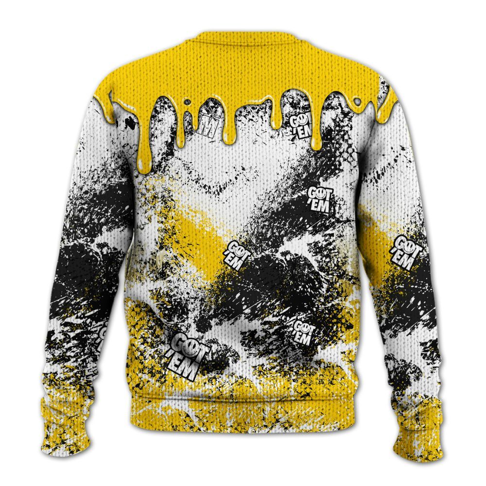 Knitted Sweater To Match Corteiz Air Max 95 Tour Yellow - Dripping 23 Drip
