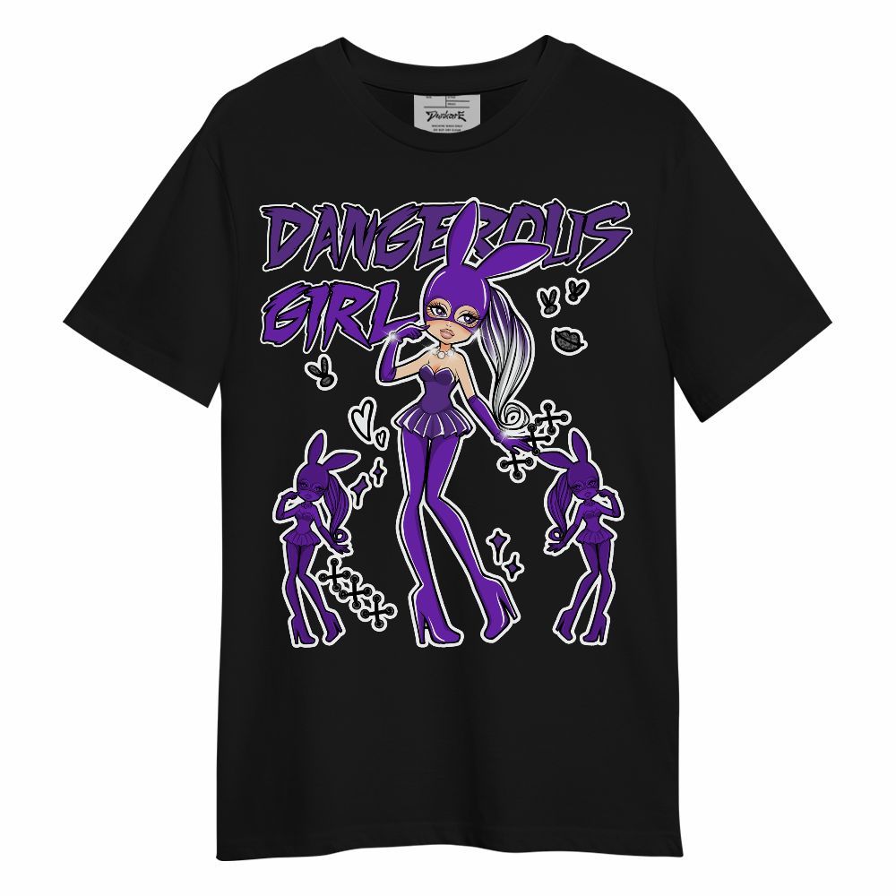 Shirt To Match Retro Dark Iris 3s - Dangerous.Girl Unisex Shirt