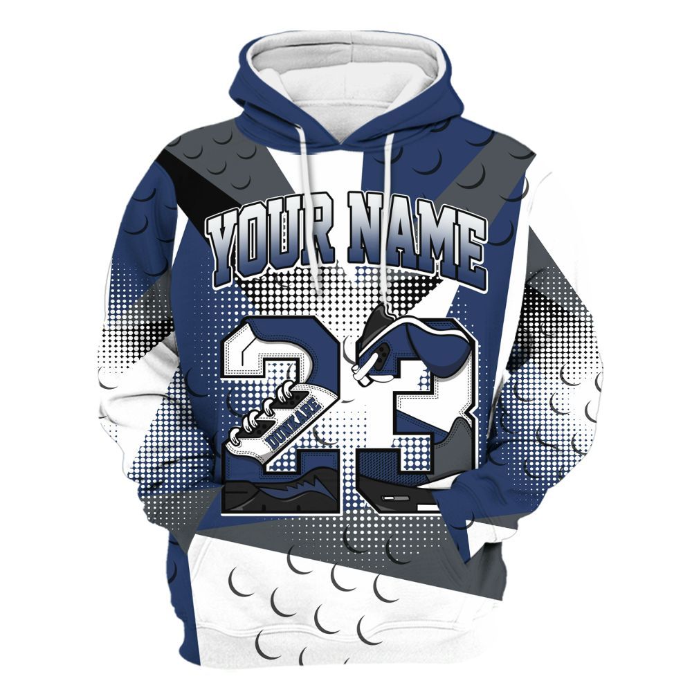 Hoodie To Match Retro Flint 13s - Poly Custom Name Number 23 5s All Over Print