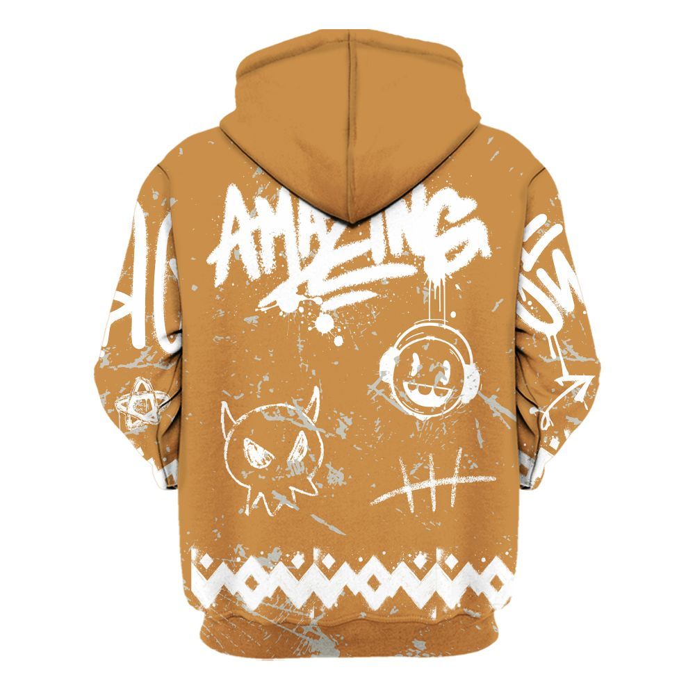 Hoodie To Match Dunk Low Nature Wheat Suede - Friday Sneaker Crayon All Over Print