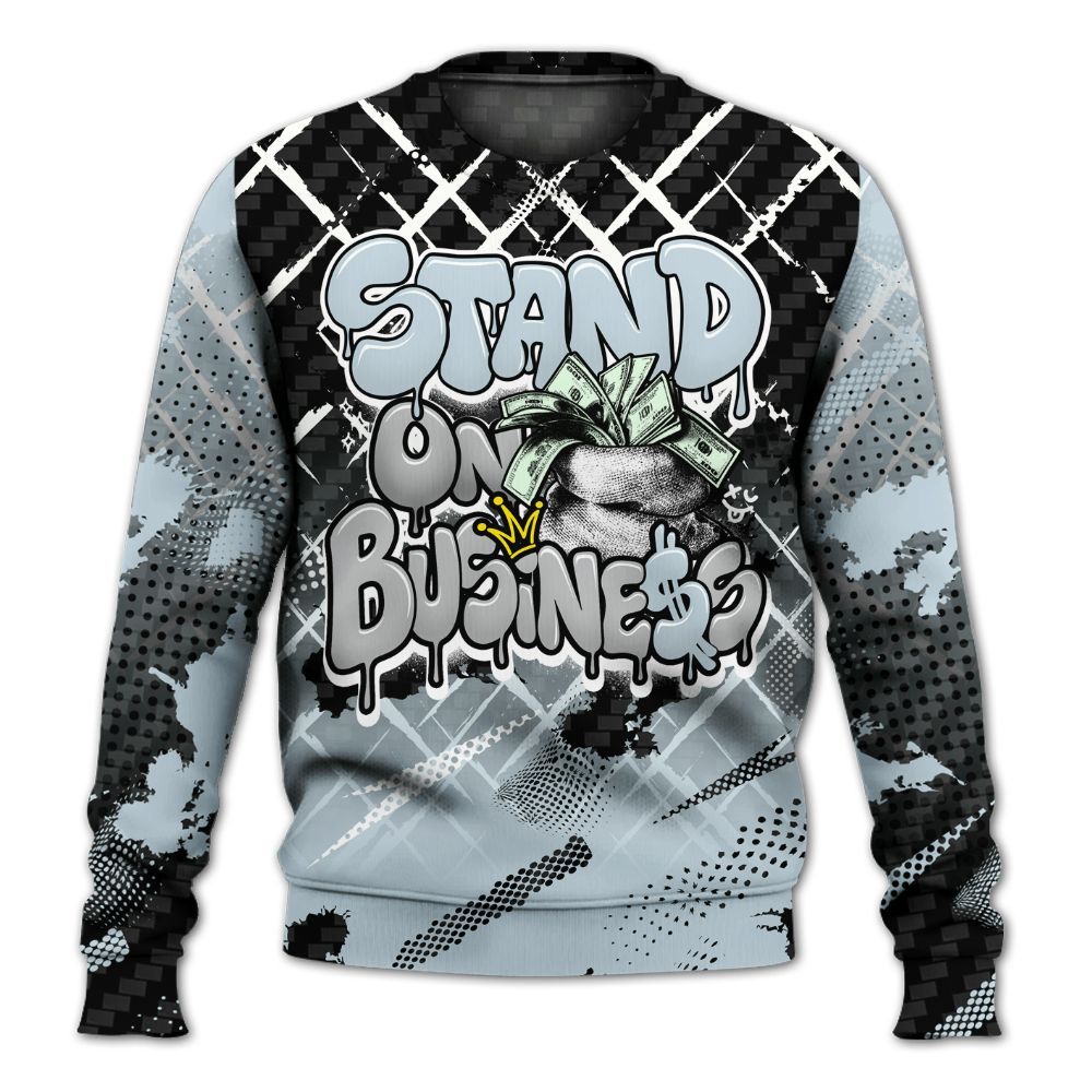 Sweatshirt To Match Kobe 9 Protro Halo - Halftone Stand Business Dripping All Over Print