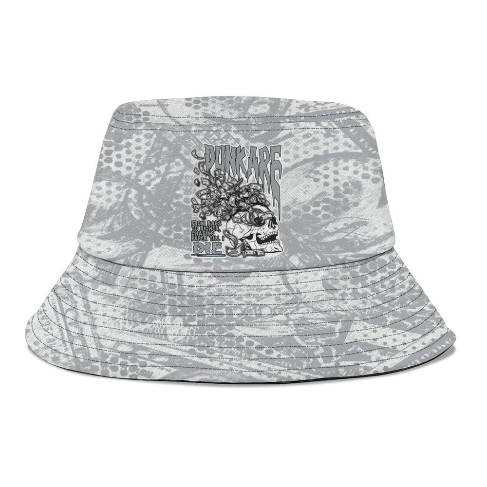 Bucket Hat To Match Low OG Wolf Grey 1s - From Rags To Riches Graphic