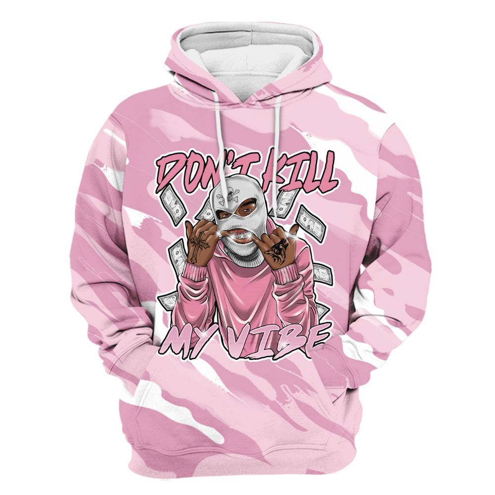 Hoodie To Match Orchid 4s - Vibe.Unique Colored All Over Print