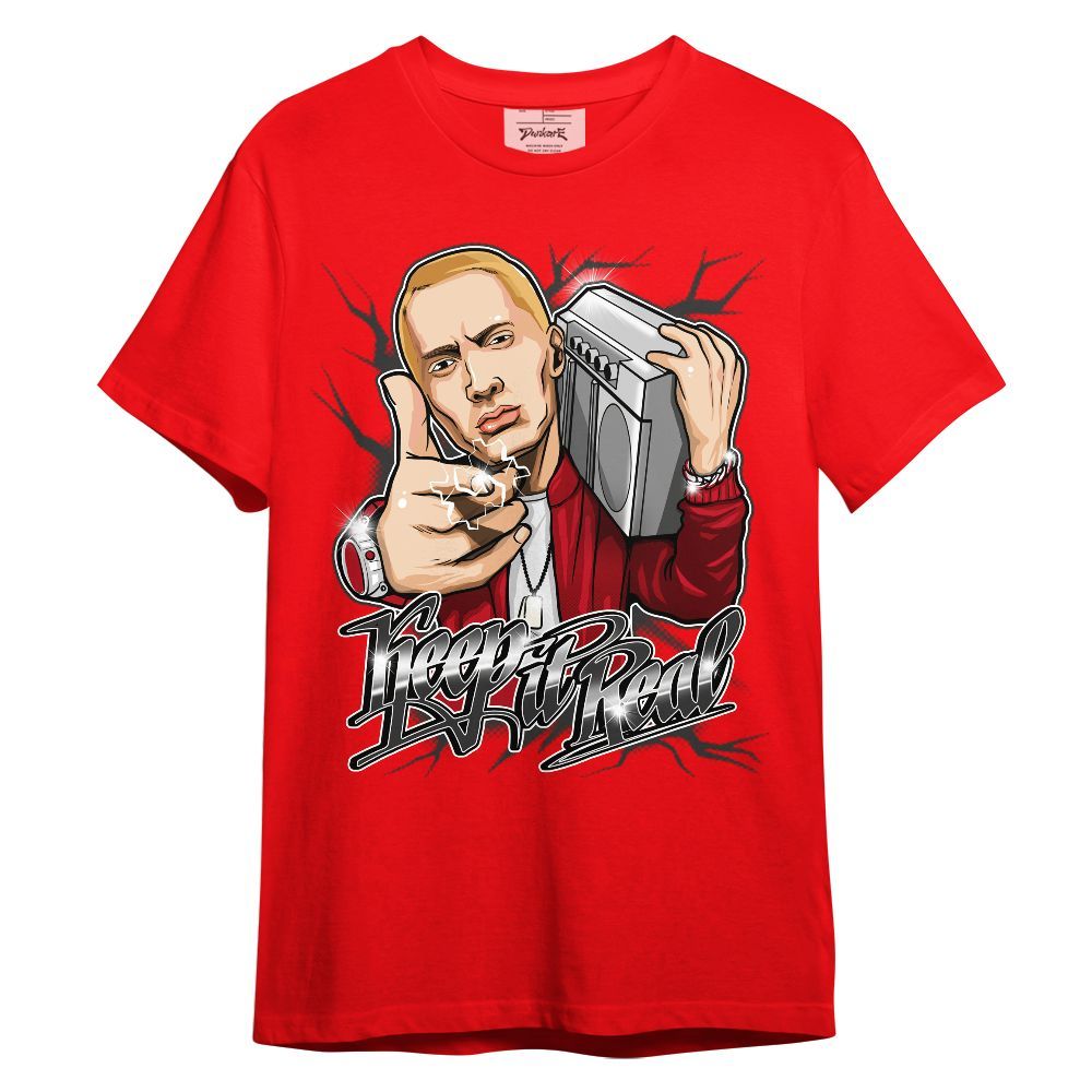 Shirt To Match Bred Velvet 11s - Keeping Real Rapper Shirt Graphic Unisex Shirt