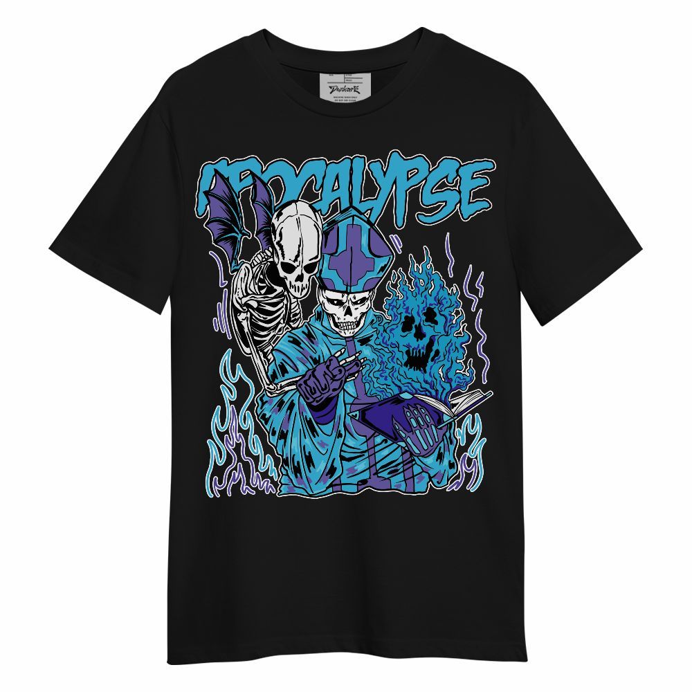 Shirt To Match Retro Aqua 6s - Apocalypse Skeleton Unisex Shirt