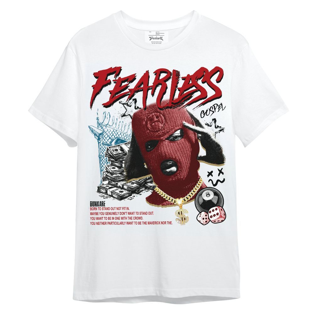 Shirt To Match OG Varsity Red 17s - Fearless Gospel Streetwear Money Unisex Shirt