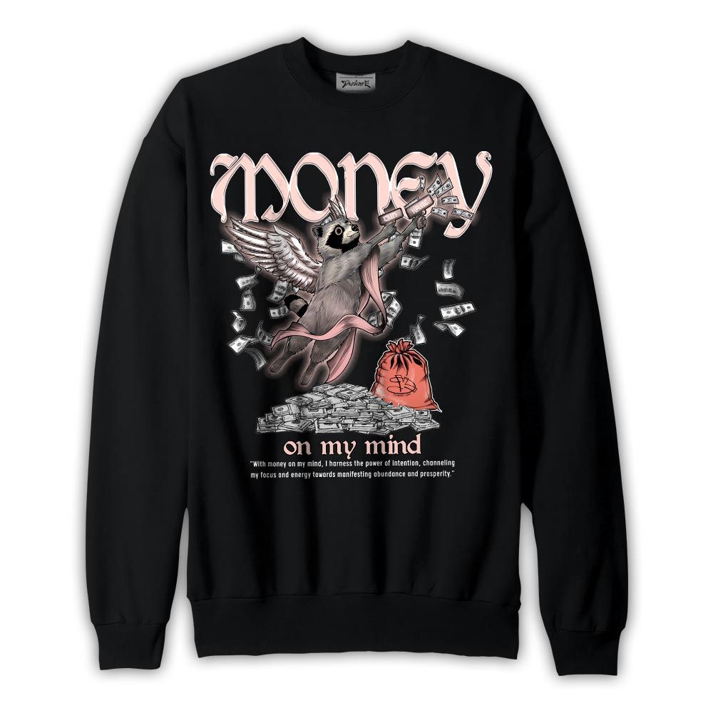 Sweatshirt To match Legend Pink 11s Sweatshirt - Money On My Mind Raccoon Graphic