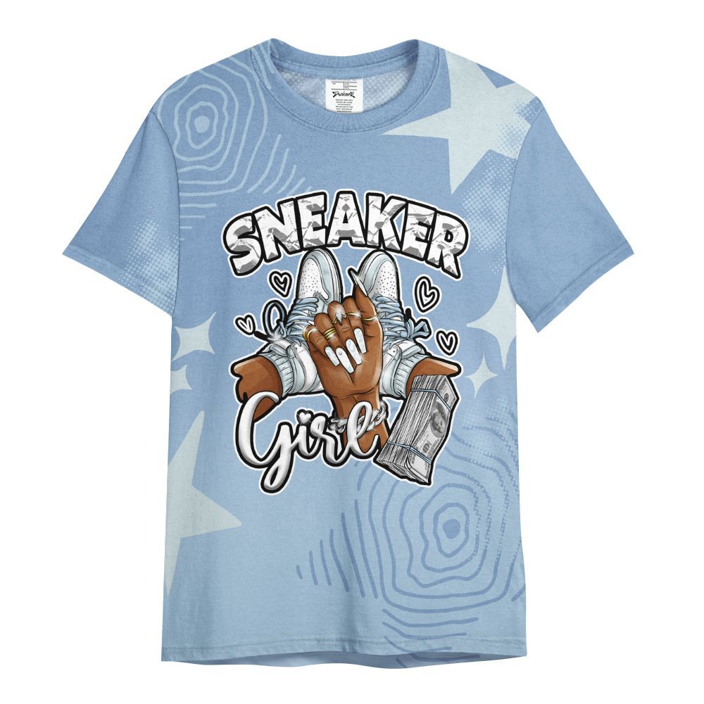 Shirt To Match Forget Me Not 4s - Sneakerz Girlz Unique Starz All Over Print