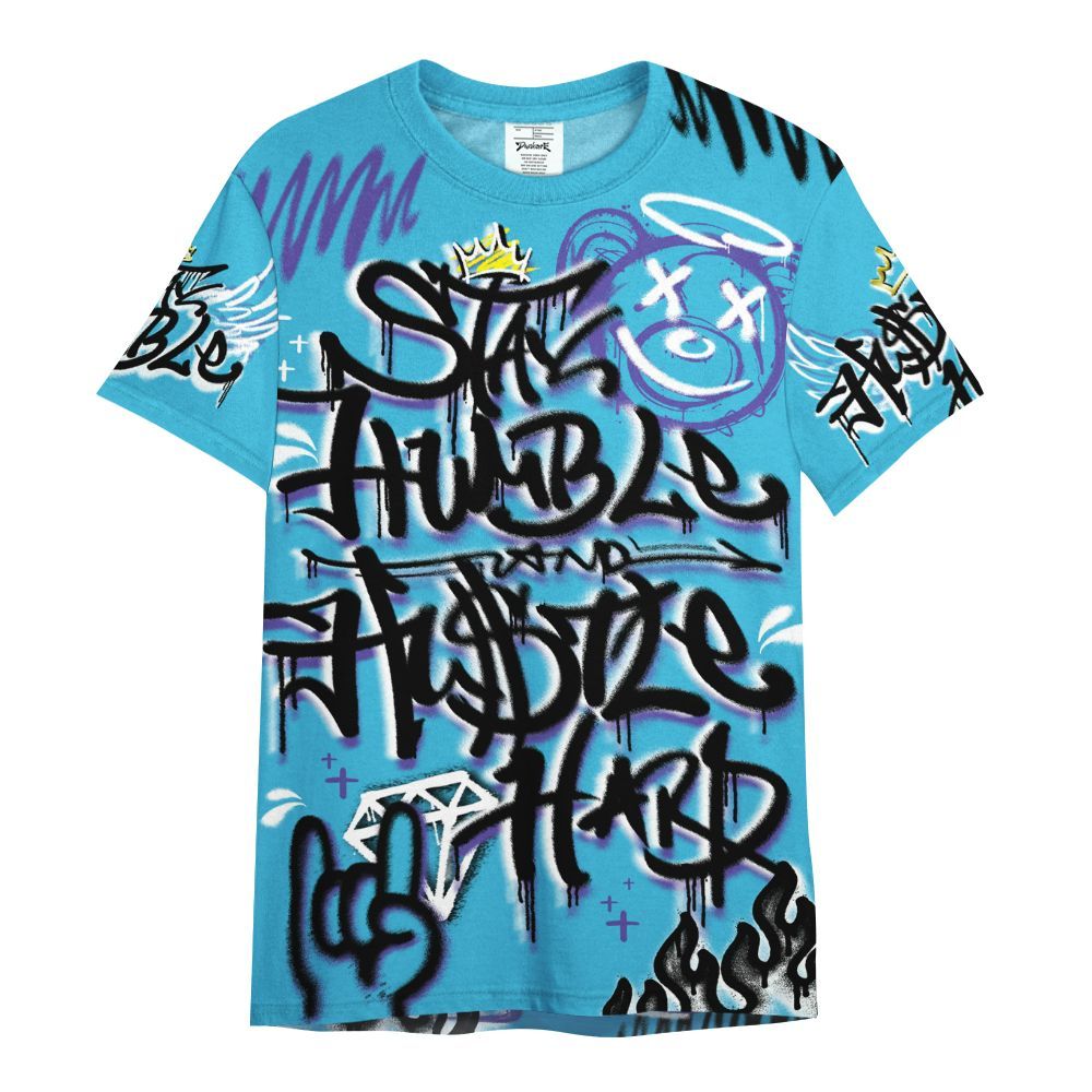 Shirt To Match Retro Aqua 6s - Humble Drip Streetwear Graffity All Over Print