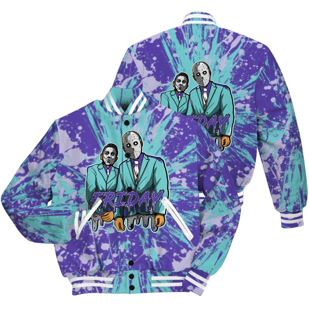 Varsity Jacket To Match Low Hornets 1s Shirt - Friday Halloween Graphic Luxury All Over Print