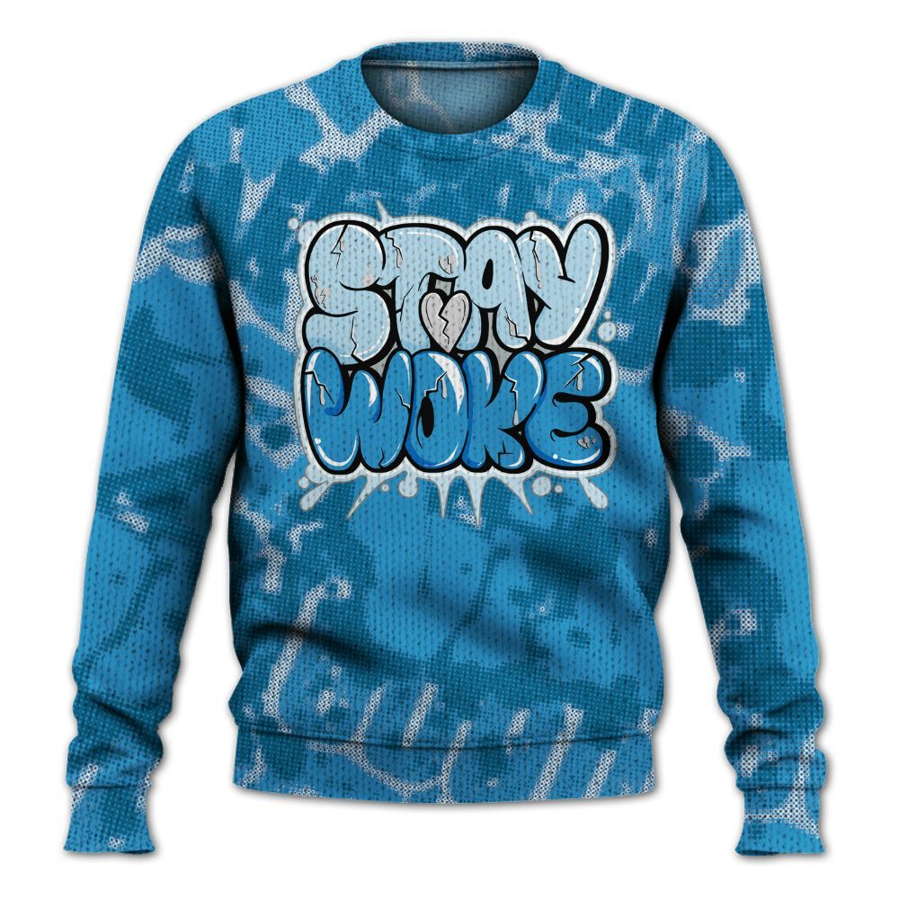 Knitted Sweater To Match Powder Blue 9s - Stay And Woken Street