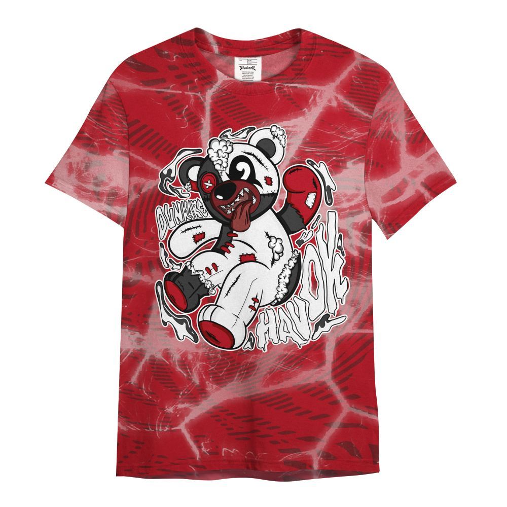 Shirt To Match Bred Velvet 11s - Havok Bear All Over Print
