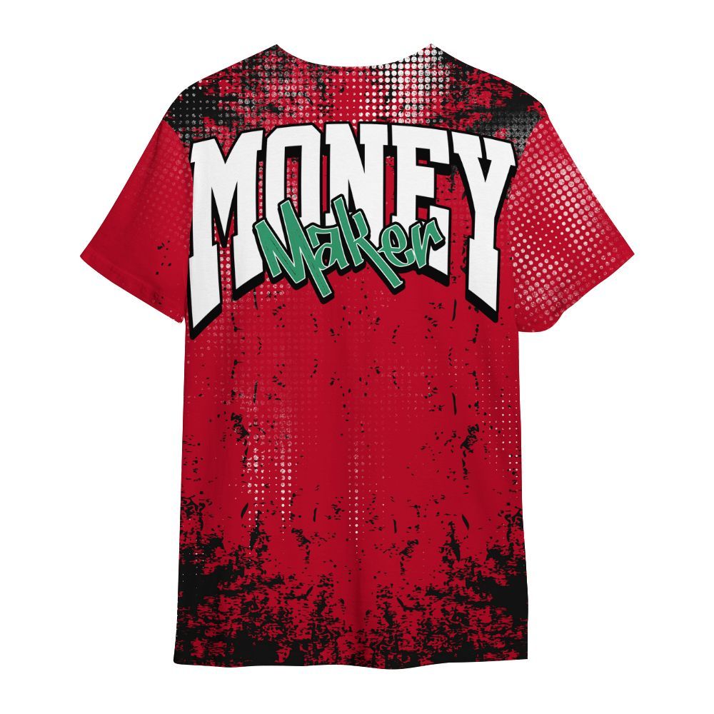Shirt To Match Miro 7s - Move In Silence Money Street Retro All Over Print