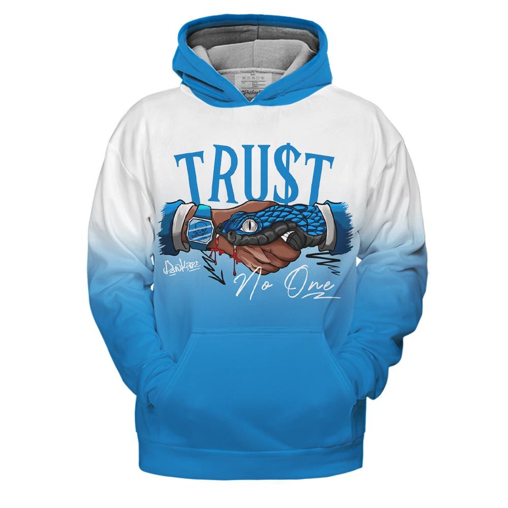 Hoodie To Match Industrial Blue 4s Hoodie, Snake Trust No One Drip Hoodie Outfit 903 NCT