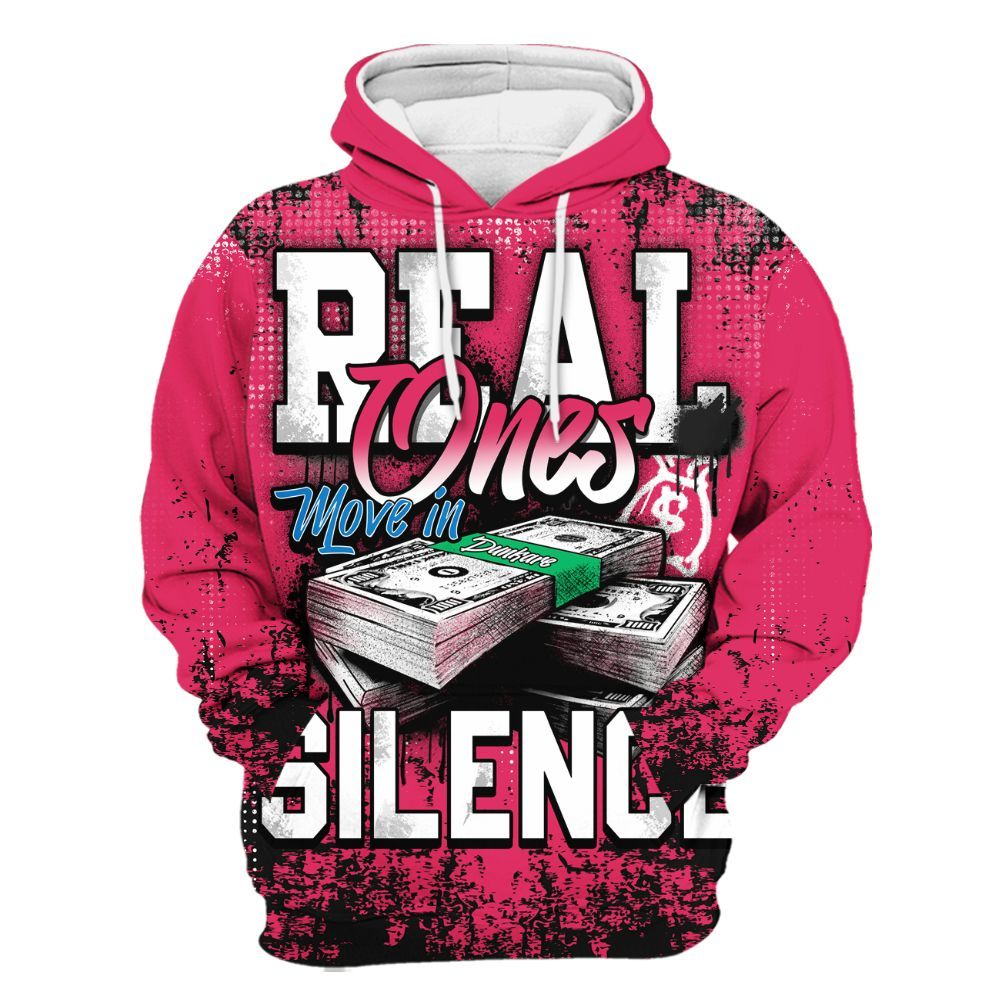 Hoodie To Match Ja 3 Kool Aid - Move In Silence Money Street Retro All Over Print