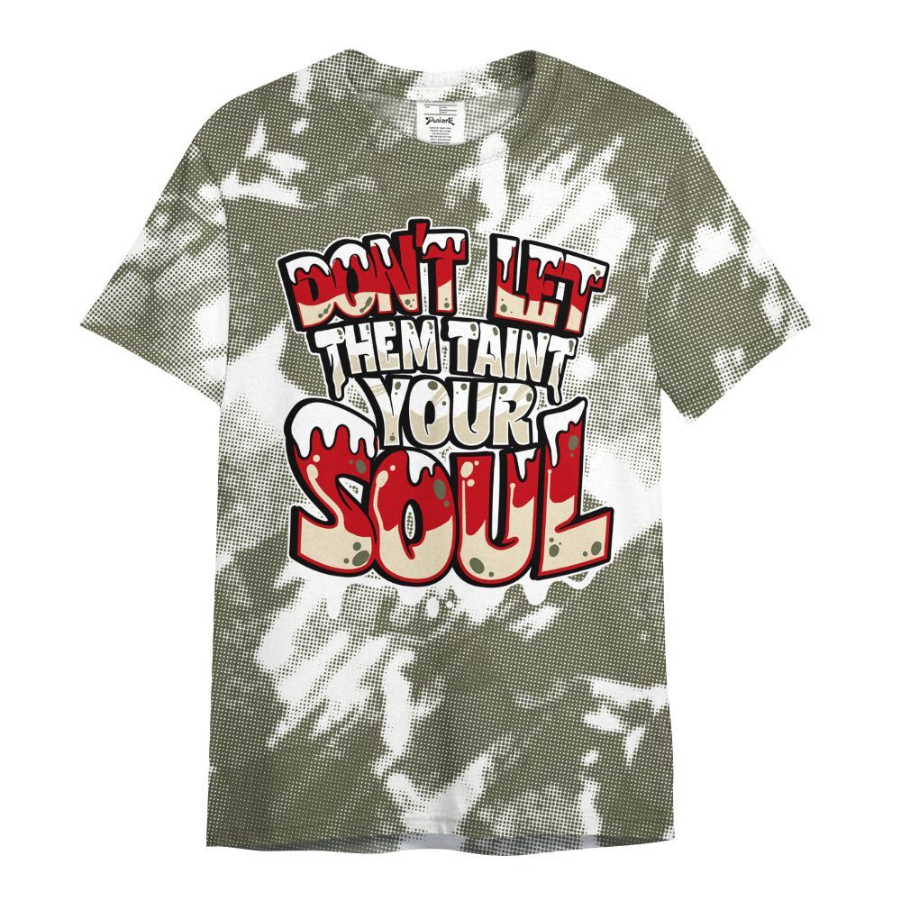 Shirt To Match Low OG Medium Olive 1s - Never Taint Your Soul Shirt Unisex Oufit All Over Print