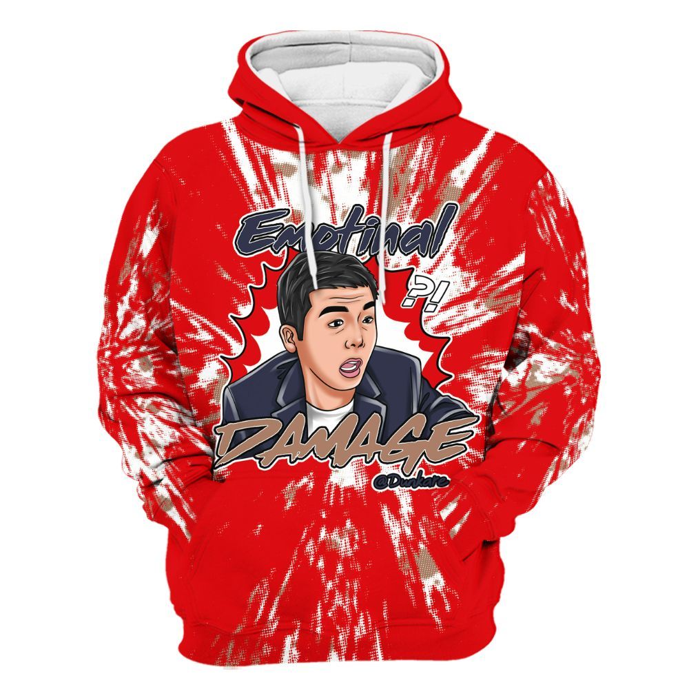 Hoodie To Match Low OG Howard Bison 1s - Damaged Meme Shirt Unisex Outfit All Over Print