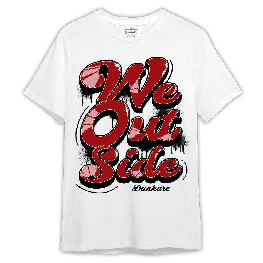 Shirt To Match Red Taxi 12s - We Outside Shirt Red Taxi 12s Outfit