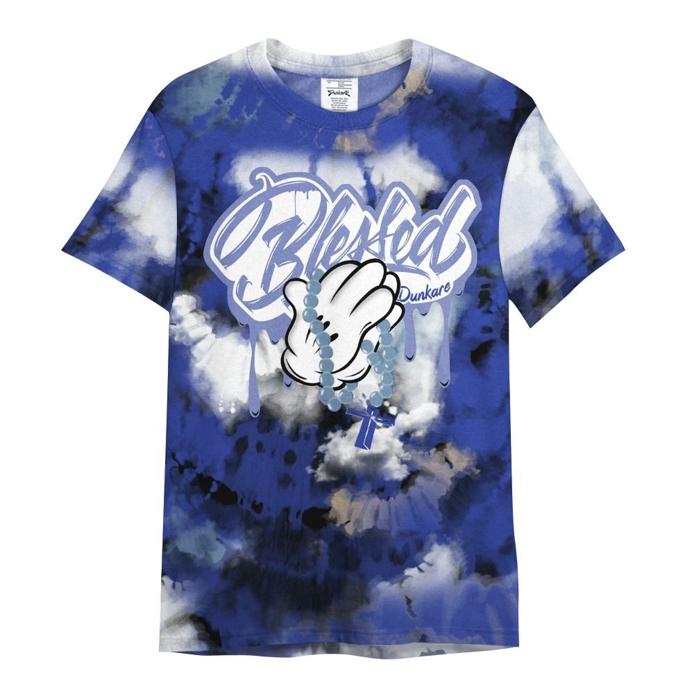 Shirt To Match Air 180 Concord - God Blessed Tie Dye All Over Print