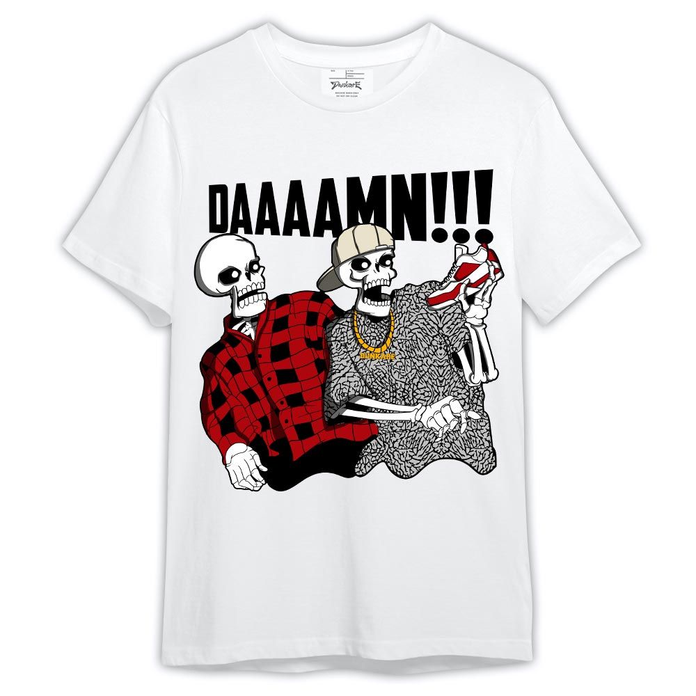 Shirt To Match Cement Grey 3s - What The DAAAMN Shirt Outfit