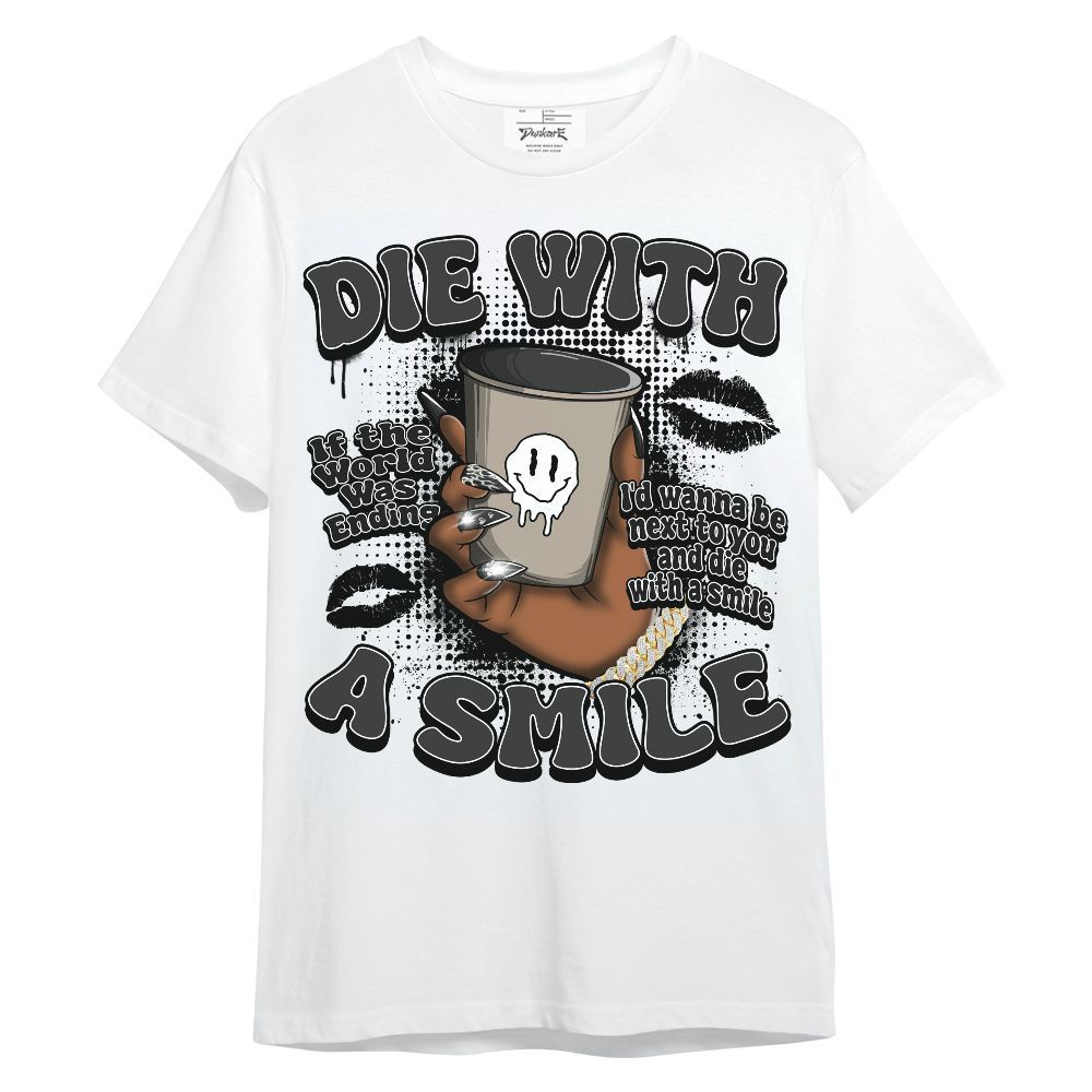 Shirt To Match RM Light Bone 4s - Die With A Smile Graphic - Unisex Shirt