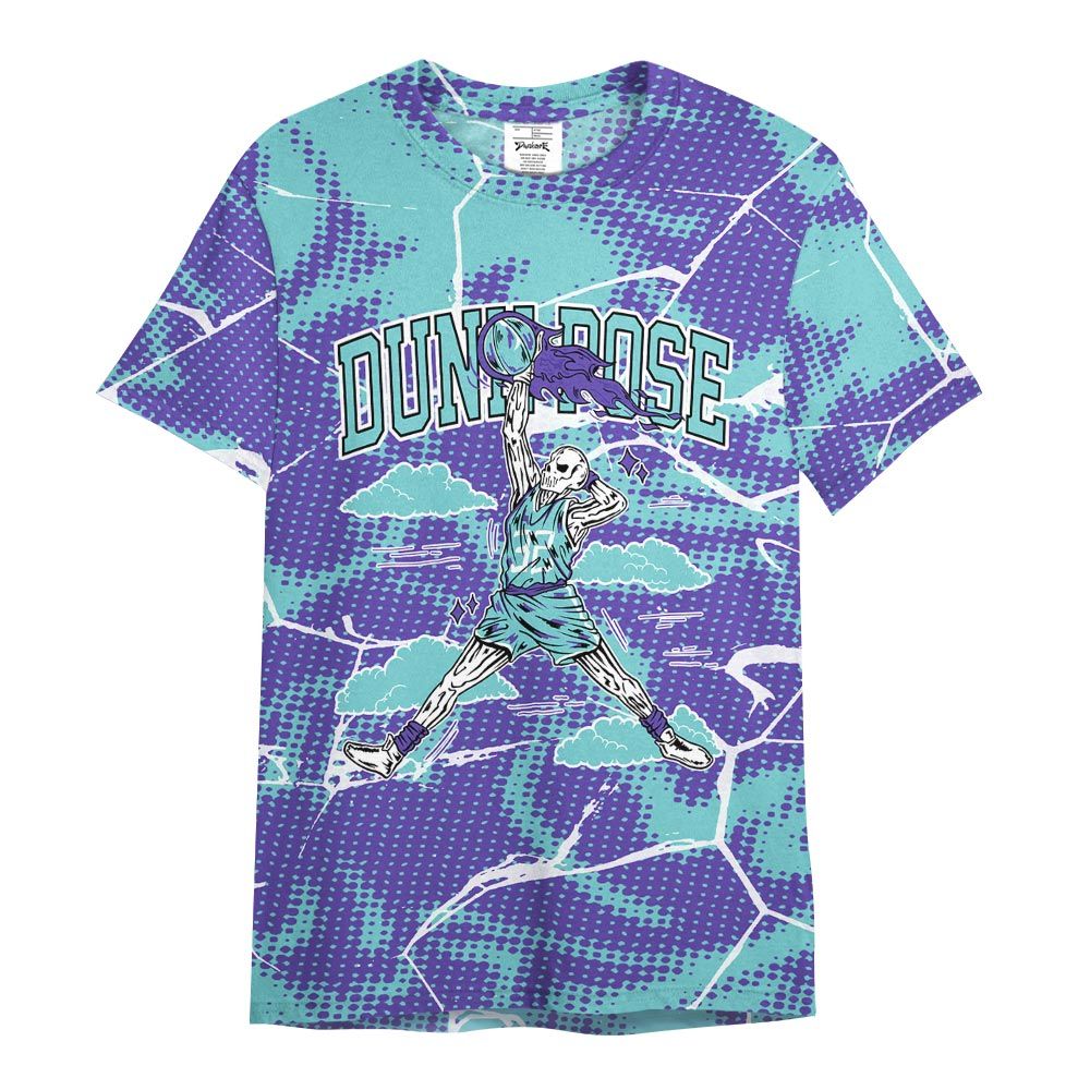 Shirt To Match Low Hornets 1s - Pose Skeleton Crack Shirt Unisex