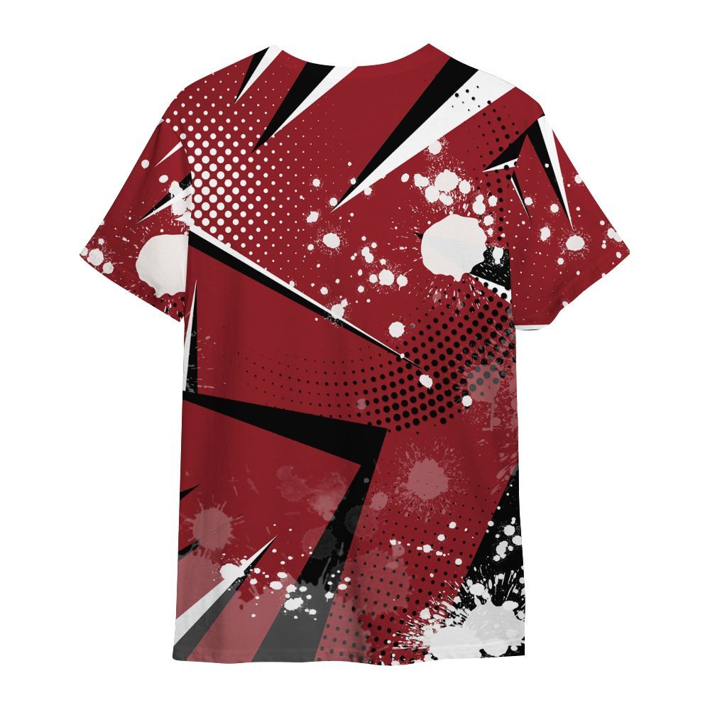 Shirt To Match High Black Toe Reimagined 1s - Poly Trust No One Dripping All Over Print