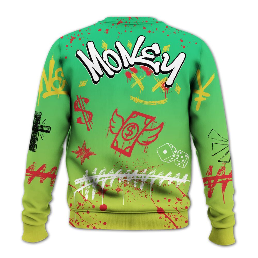 Sweatshirt To Match Ja 3 Jurassic Park Explorer - Everybody Paid In Full Crayon All Over Print