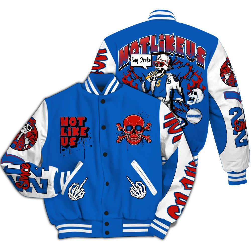 Varsity Jacket To Match Kobe 6 Game Royal - Don't Like Us All Over Print