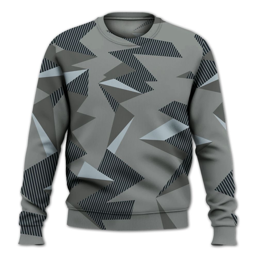 Sweatshirt To Match Retro Georgetown 6s - Geometric Camouflage Pattern All Over Print