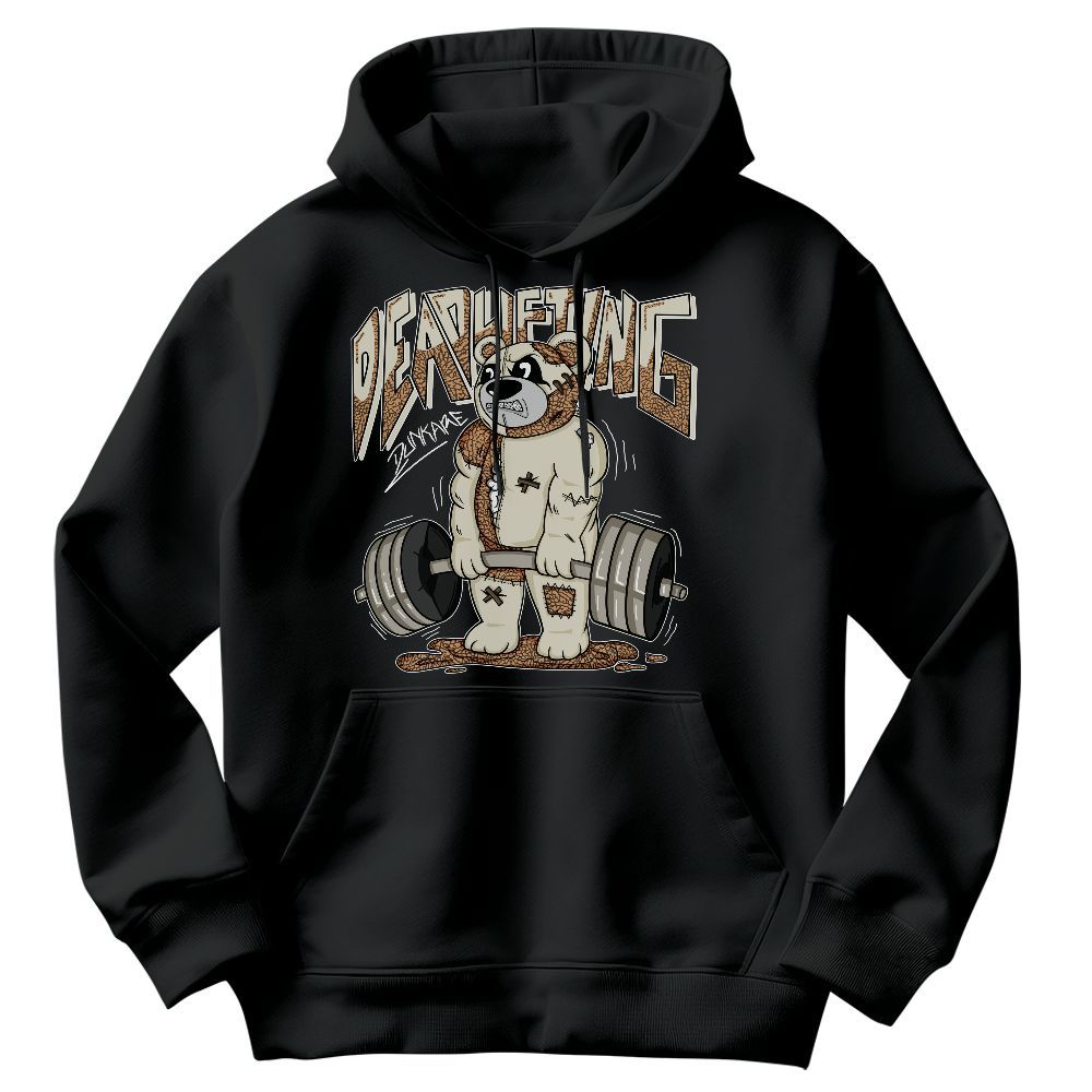 Sweatshirt To Match Orewood Brown 3s - Deadlifting Bear Graphic