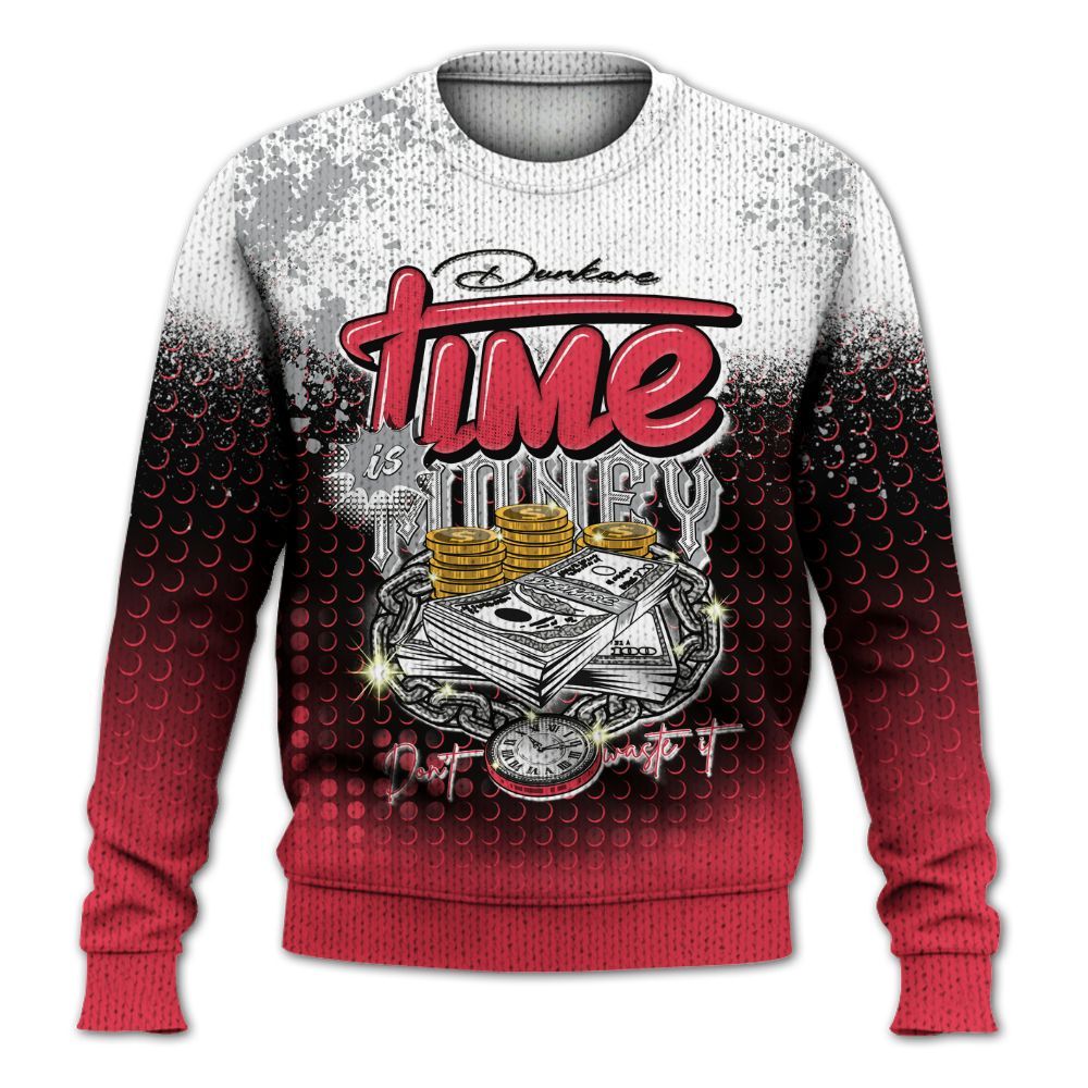 Knitted Sweater To Match Black Cement 3s - Halftone Time Is Money