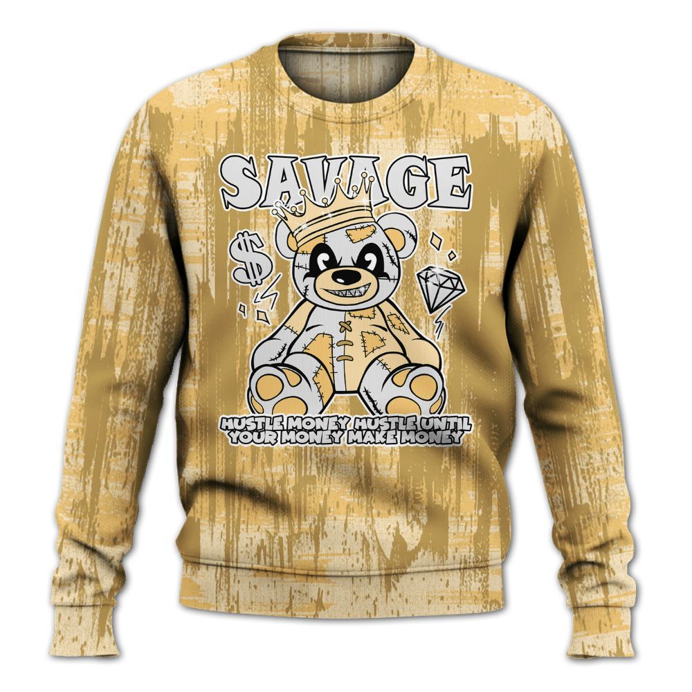 Sweatshirt To Match Craft Paris 6s - Savages Bear Glitch Art All Over Print