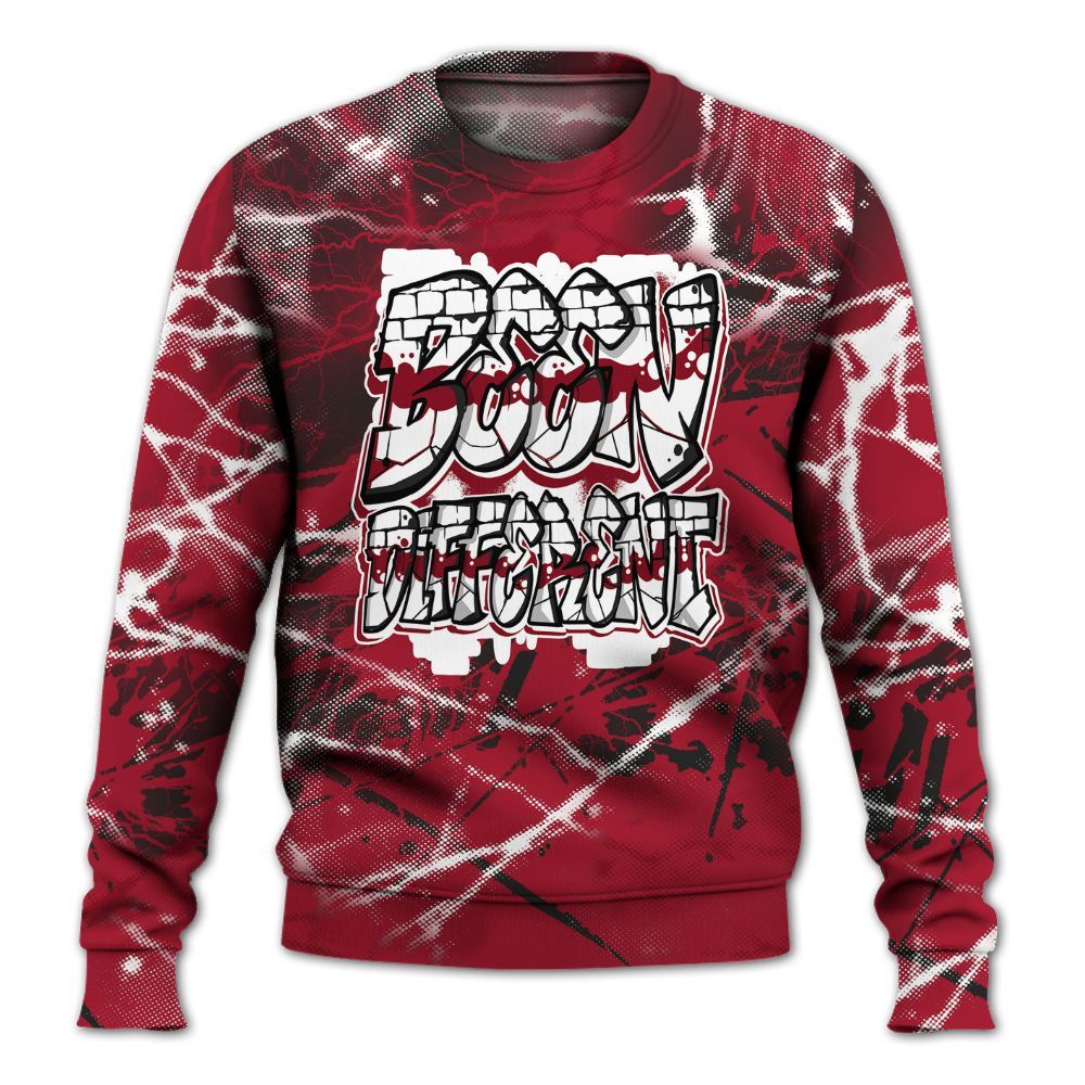 Sweatshirt To Match High OG Black Toe Reimagined 1s - To Different Graphic All Over Print