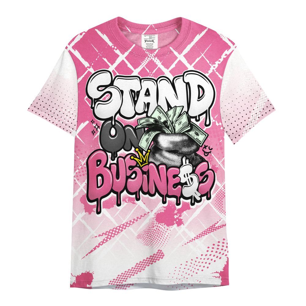 Shirt To Match Air Max SNDR Hyper Pink - Halftone Stand Business Dripping All Over Print