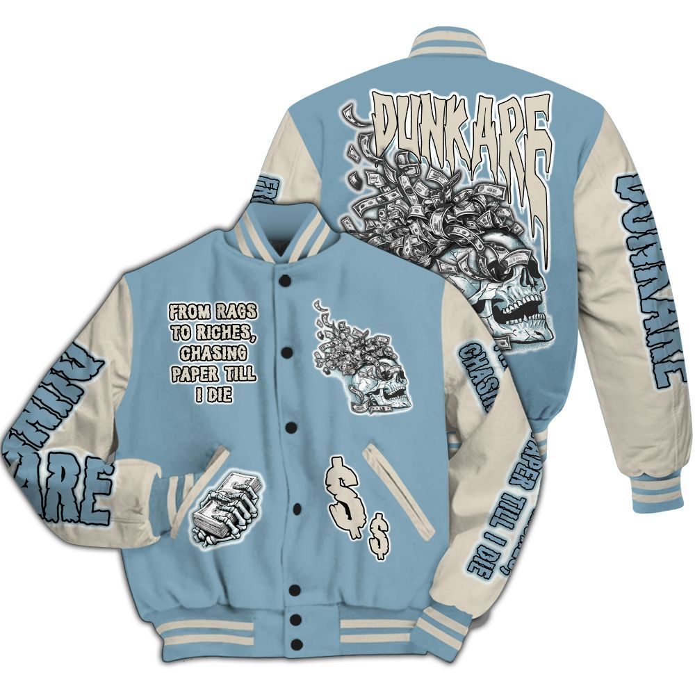 Varsity Jacket To Match Retro SoleFly 13s - From Rags To Riches All Over Print